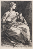 KG 02270
<br/>
Muze Terpischore
<br/>
<em>Goltzius, Hendrick (1558-1617)</em>